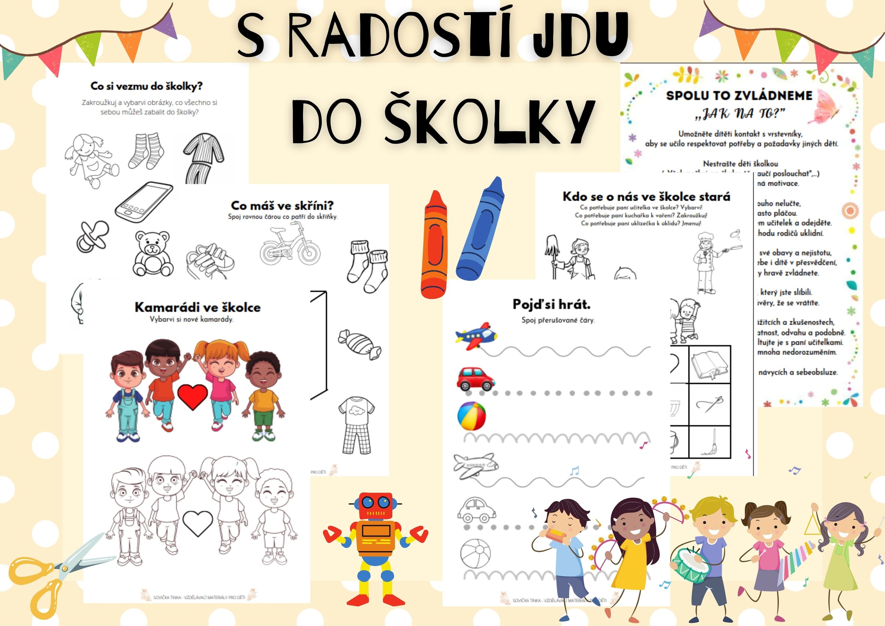 S Radostí Jdu Do školky | Inspirace (nejen) Do školky